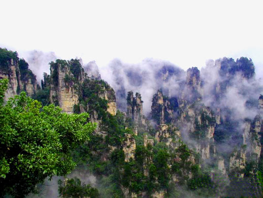 天子山美景
